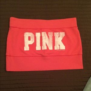 PINK Skirt Coral White Authentic Large