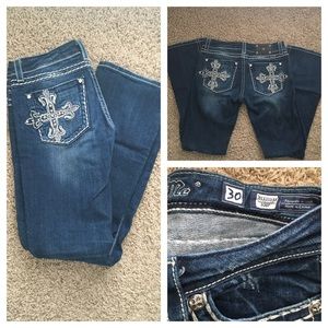 Miss Me Mid Rise Boot Cut Jeans