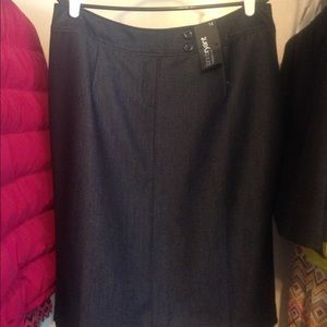 Lane Bryant denim looking skirt