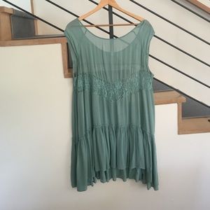 Mint Green Free People Slip