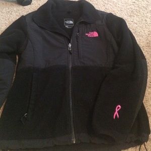 Limited edition breast cancer black north face