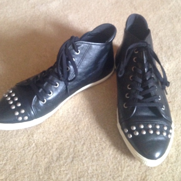 Marc by Marc Jacobs black leather Sneakers