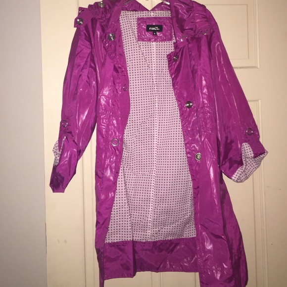 Rue21 Jackets & Blazers - Rue21 pink rain jacket