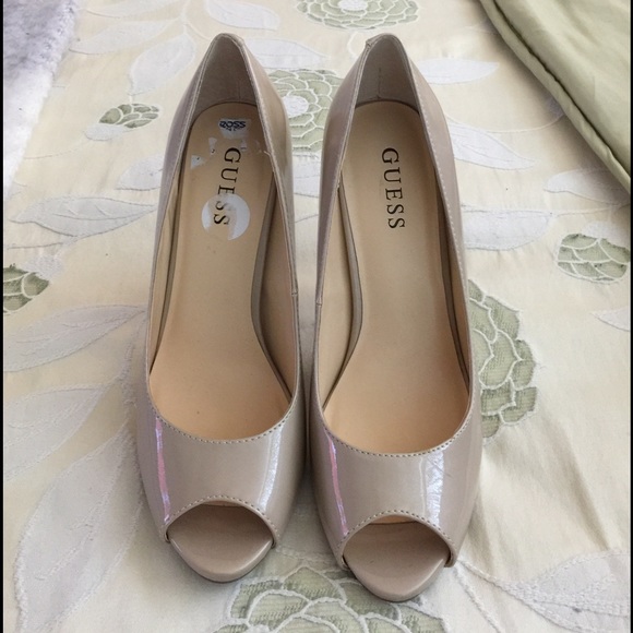 Nine West Patent Peep Toe Pumps