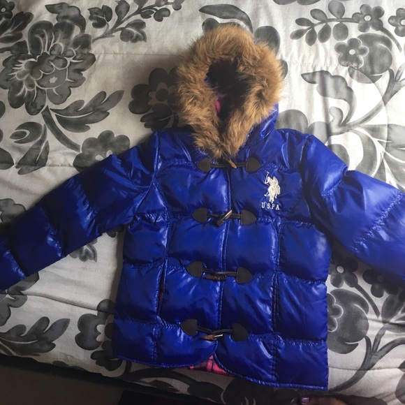 royal blue polo jacket