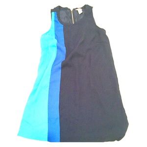 Navy Sleeveless Shift Dress Size Small