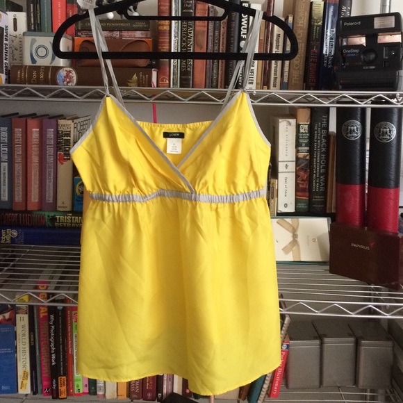 J.Crew yellow  top