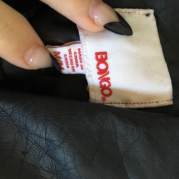 pinup Faux leather fit jacket rockabilly punk - Picture 4 of 4