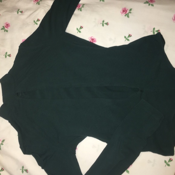 American Apparel green bodysuit