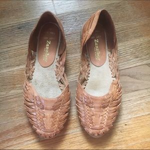 Zanzibar woven leather sandals