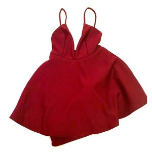 Lulu's Mini Peplum Cocktail Dress Size S
