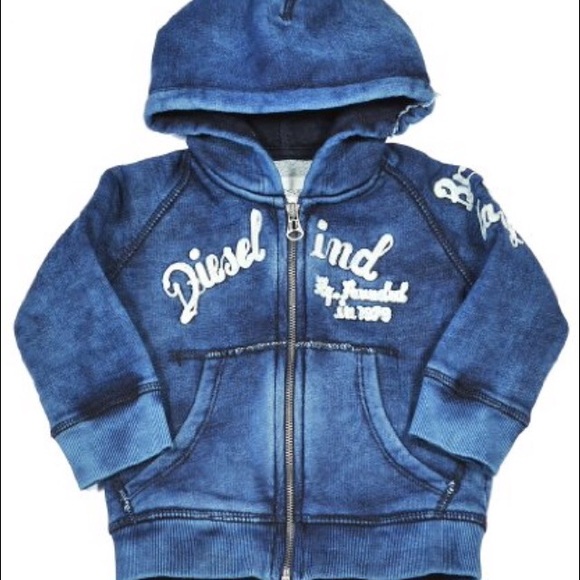 Infant Distressed Diesel Hoodie