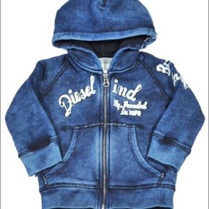 Infant Distressed Diesel Hoodie