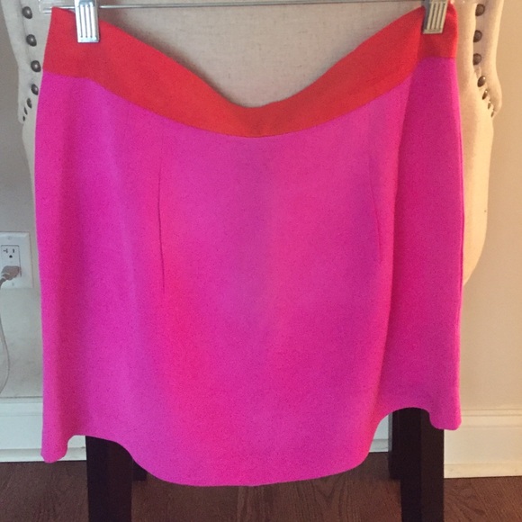 Naven Color Block Skirt