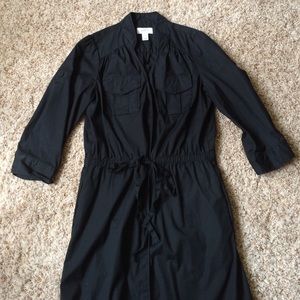 Loft utility black dress