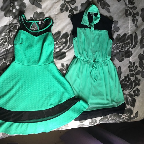 Teal dress bundle. Both a medium