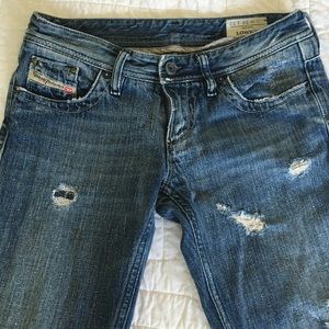 Diesel destroyed denims