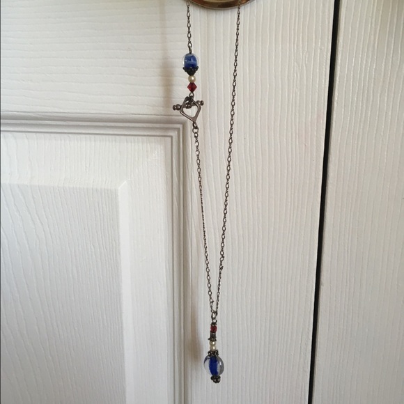 Glass bead necklace