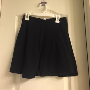 Black skater skirt
