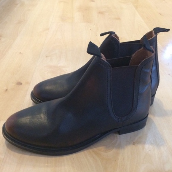 Topshop Brown Chelsea Boots