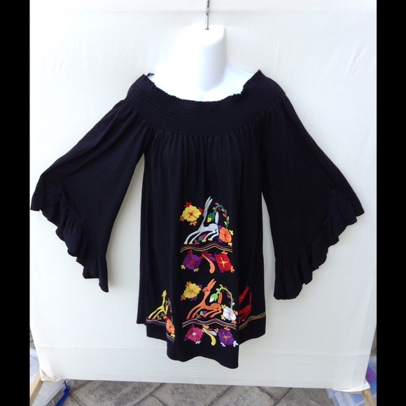 VaVa by Joy Han Midnight Black with Embroidery