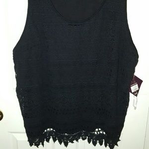 Black Target Tank top