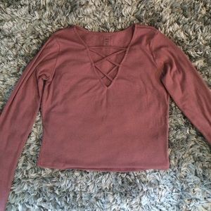 Maroon long sleeve