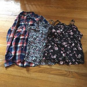 Three American Eagle Shirts