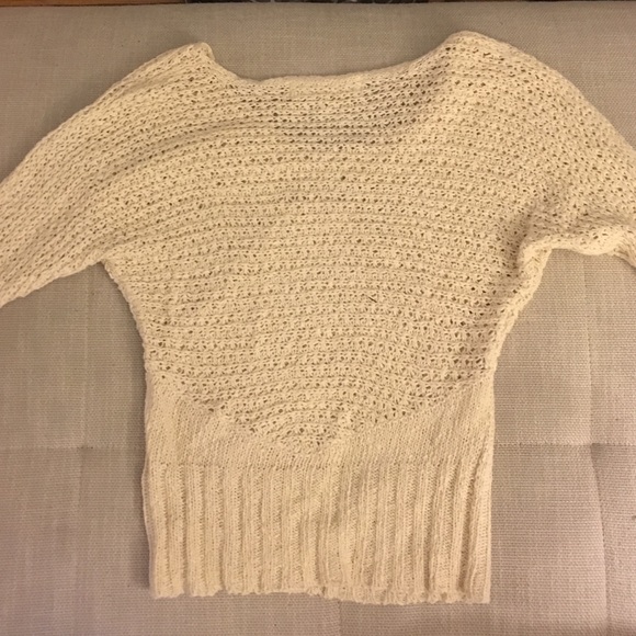 Cream Anthropologie Sparrow Knit Sweater - Picture 3 of 3