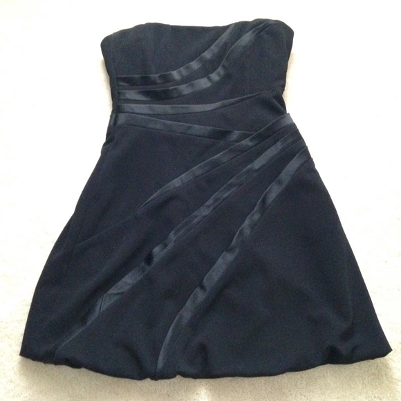 Nanette Lepore strapless black dress, size 4