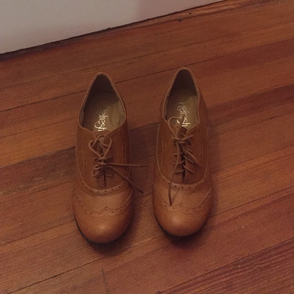 Brown Oxford Heels