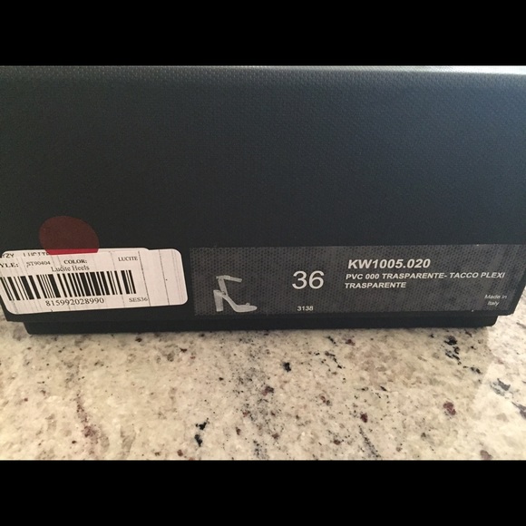 Yeezy Season 2 Lucite Heels sz 36 - Picture 2 of 4