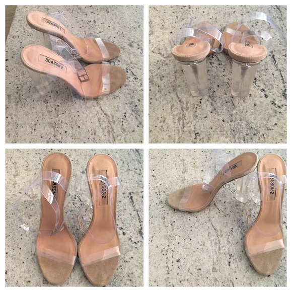Yeezy Season 2 Lucite Heels sz 36 - Picture 3 of 4