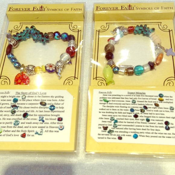 Forever Faith Symbols of Faith Charm bracelet