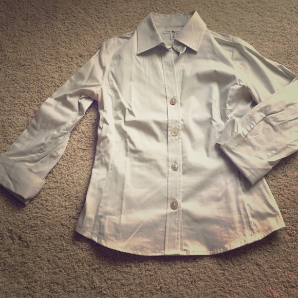 Banana Republic Seagreen/ Light Green Button up, S