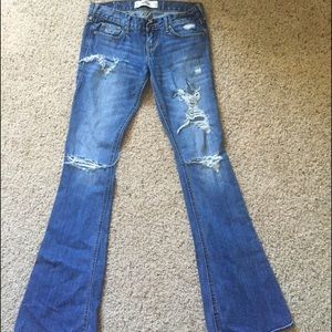 Hollister size 0 flare jeans