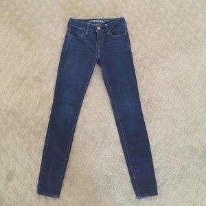 Dark wash jegging
