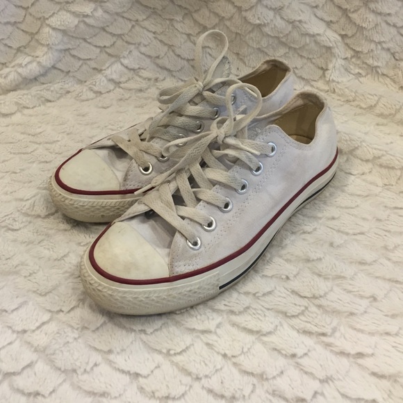 Converse low tops in white