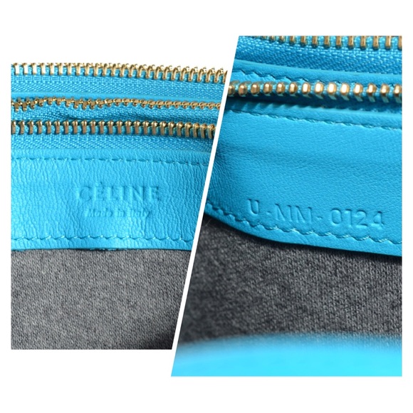 SOLD Celine Large Trio Crossbody in Sea Blue - Picture 3 of 4