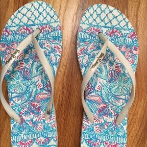 Lilly Pulitzer- swim shoes ( worn 2x)