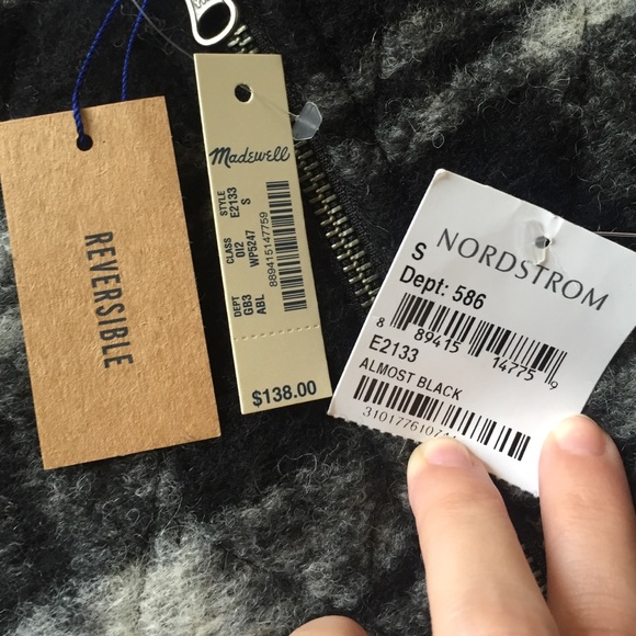 NWT Madewell Plaid Reversible Vest - Picture 2 of 4