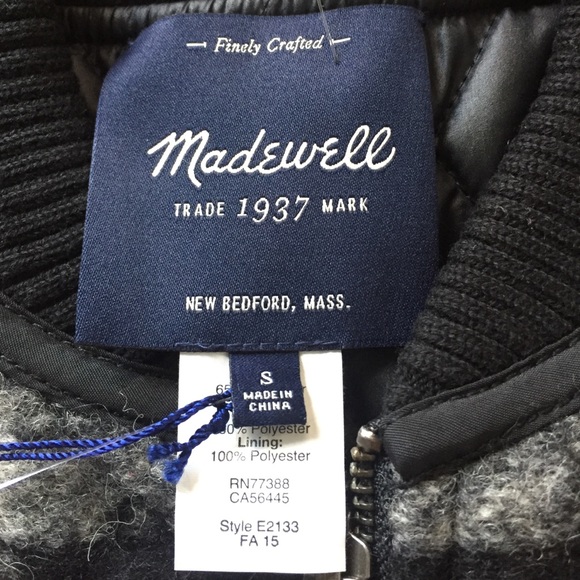 NWT Madewell Plaid Reversible Vest - Picture 3 of 4