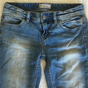 Free people destroyed ankle jeans