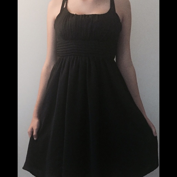 Black soft formal dress.  goth pinup - Picture 2 of 4