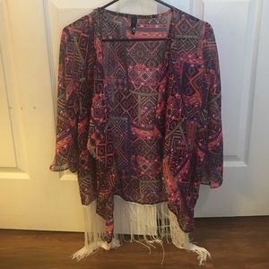 tribal cardigan