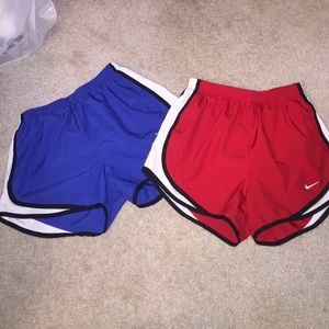 Red Women's Nike Tempo Running Shorts