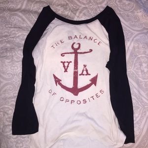 NWOT RVCA baseball tee
