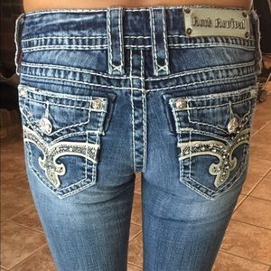 Rock Revival Esther Cuff Straight Leg Jean