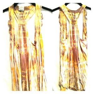 Sleeveless Printed Cardigan