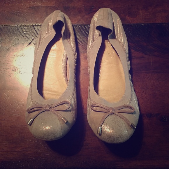 ALDO Silver Ballet Flats